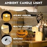 CNMTCCO LED Candle Lights 24Pcs Flameless Tea Lights Warm White Flickering view 4