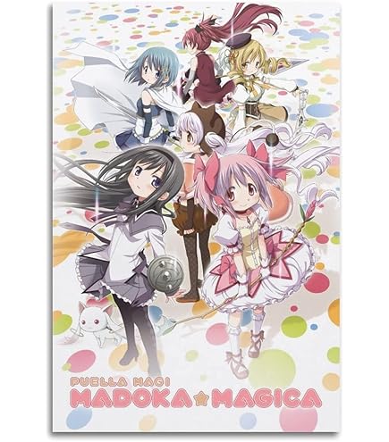 Amazon.com: showse Puella Magi Madoka Magica Poster Canvas Wall