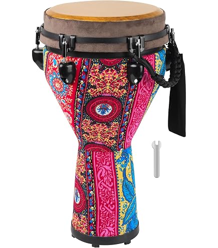 Amazon.com: Remo World Percussion Djembe Mondo Jubilee Red DJ-0014