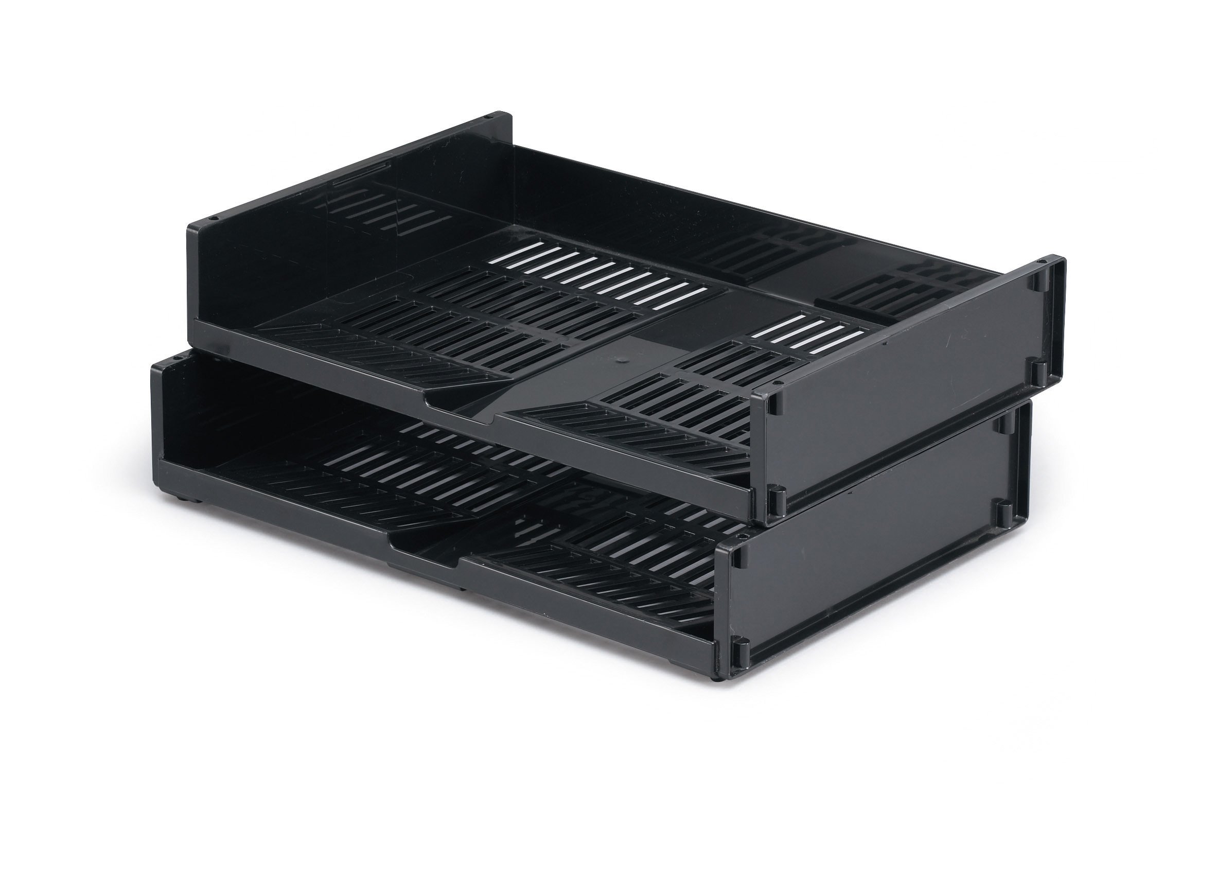 DURABLE Hunke & Jochheim OPTIMO Letter Tray DIN A4 Landscape Format 324 x 62 x 230 mm Anthracite