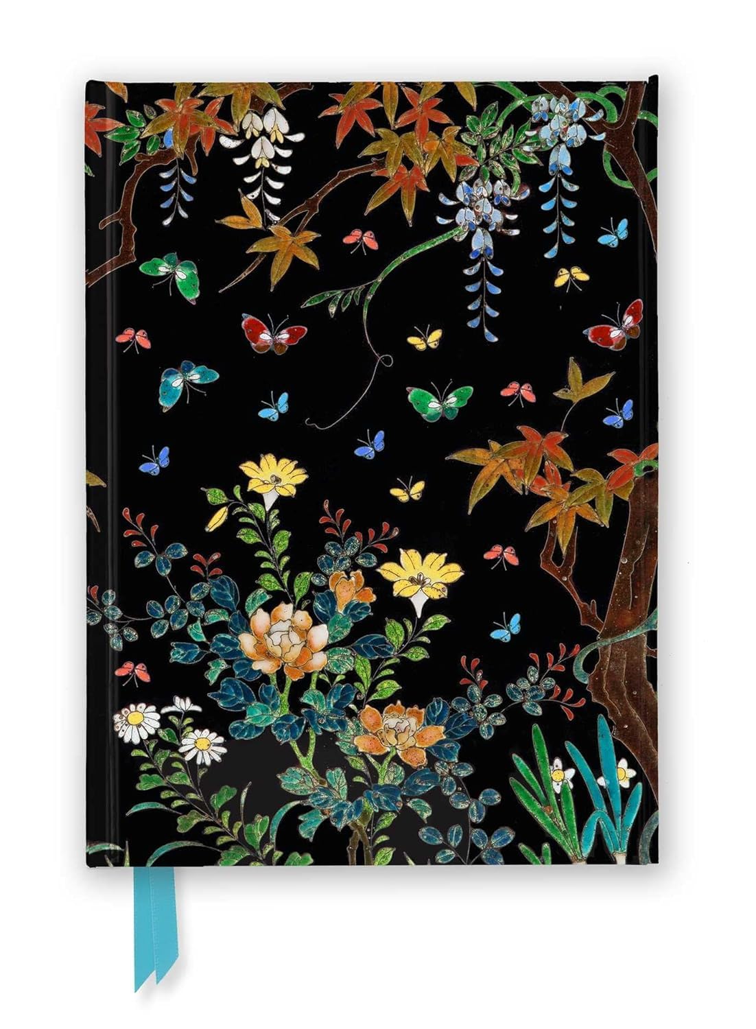 Ashmolean Museum: Cloisonné Casket with Flowers and Butterflies (Foiled Journal) (Flame Tree Notebooks)
