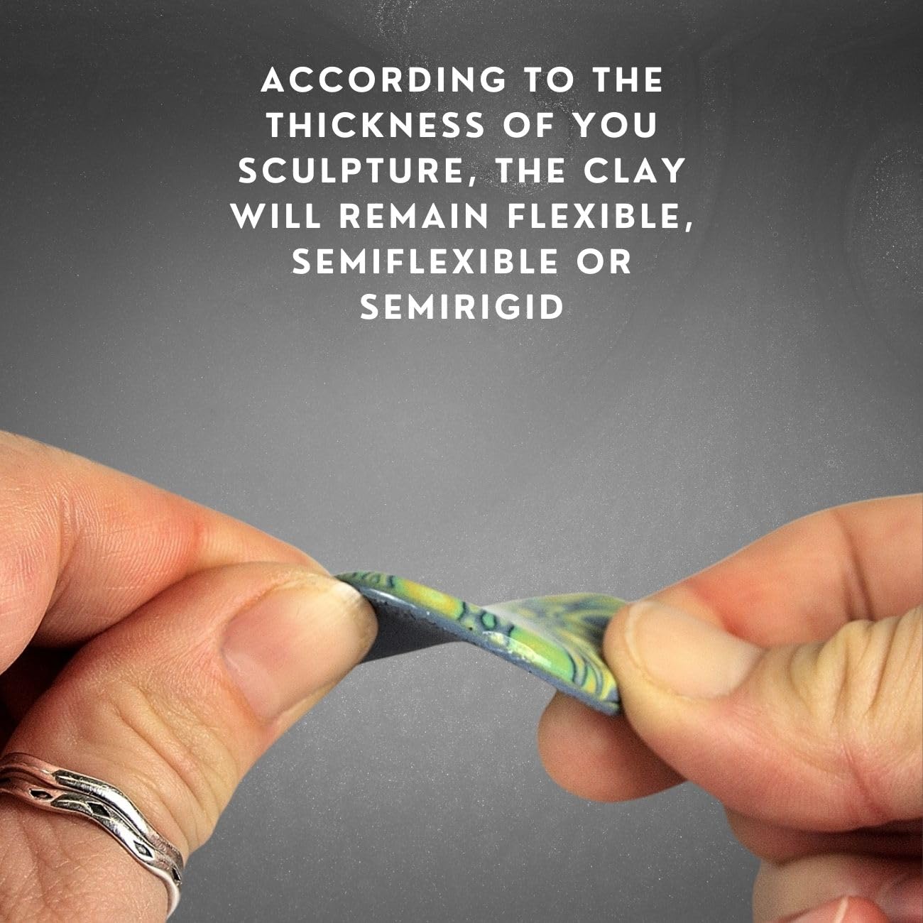 Cosclay Sculpt - Soft Gray - Flexible Polymer Clay (1lb)