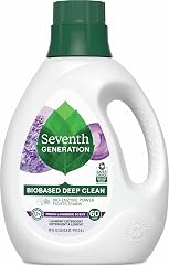 Seventh Generation Liquid Laundry Detergent, Fresh Lavender Scent, 60 Loads, Fights Stains, 90 Fl Oz