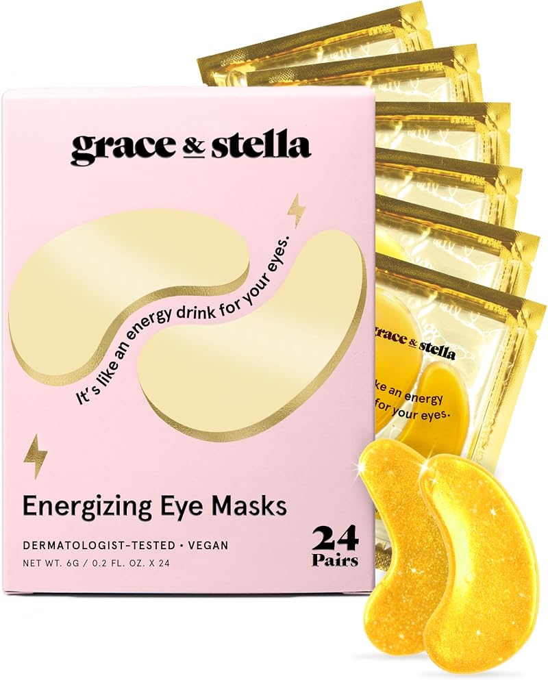 Grace & Stella Under Eye Masks Gold 24 Pairs Dark Circles Puffiness