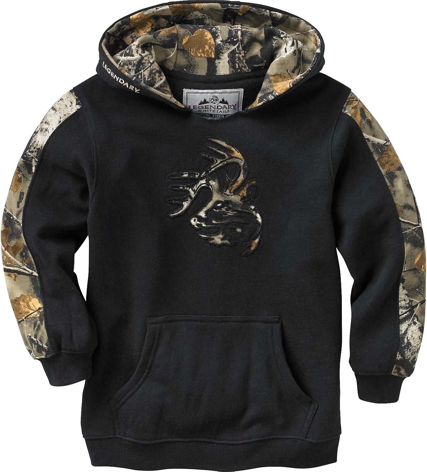 Legendary Whitetails Youth Camo Outfitter Hoodie: Clothing