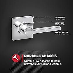 Kwikset Casey Interior Passage Door Handle, Lever