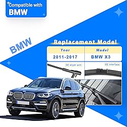 RAINTOK Windshield Wiper Blades Replacement for BMW