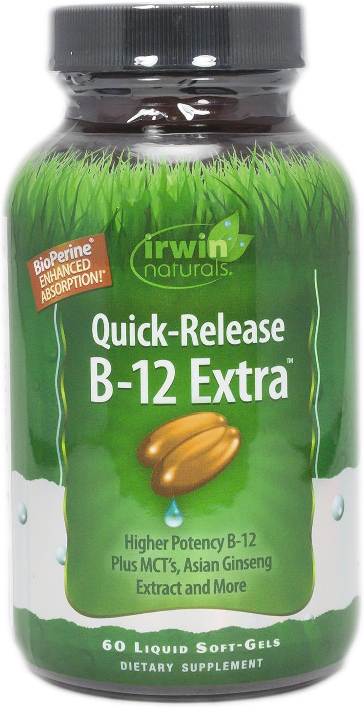 Irwin Naturals QuickRelease B12 Extra 3,000mcg High Potency