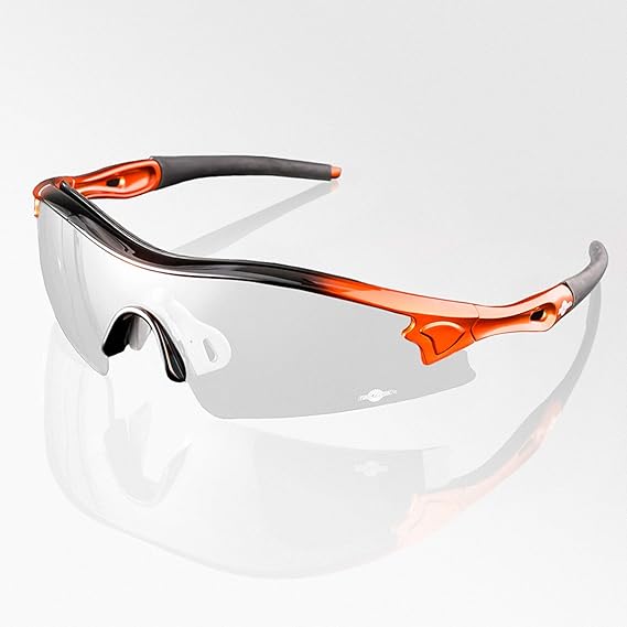 ToolFreak Reevo Safety Glasses Clear Lens for Work & Sport, UV & Impact Eye Protection, Safety