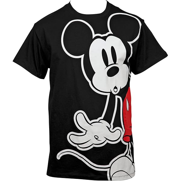 ★ codegraphy★ Disney Mickey Mouse I LOVE NY Short Sleeve Disney Men's I Love NY Mickey Mouse Graphic Gray Short