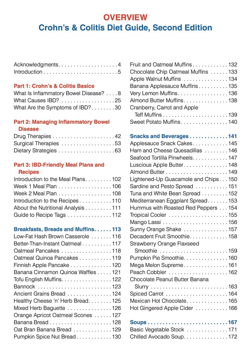 Galleon Crohn's And Colitis Diet Guide Includes 175 Recipes