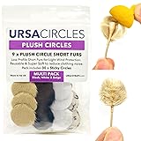 URSA Plush Circles - 5mm length short fur LAV