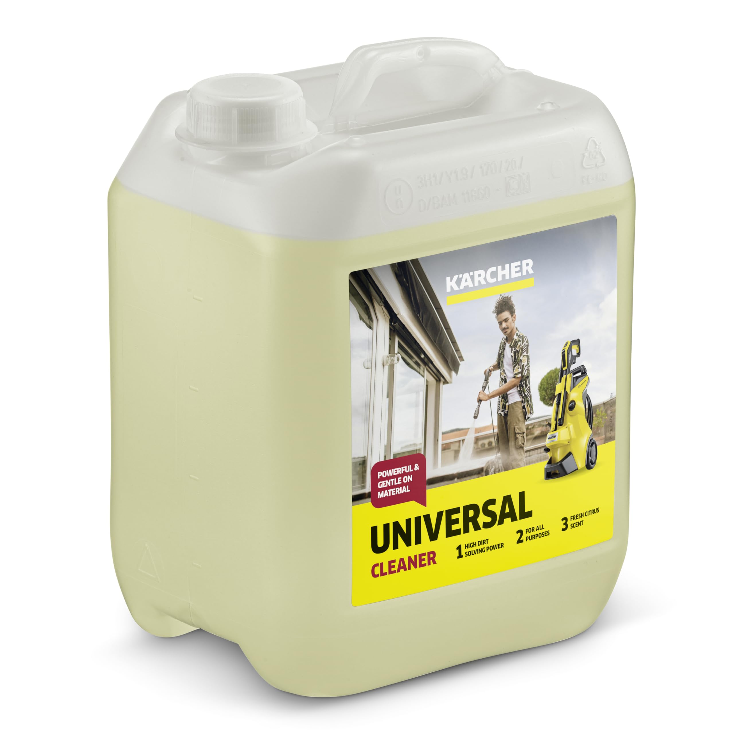 Kärcher Universalreiniger Profi RM 555, Kraftvoller Allzweckreiniger, geeigner für die Reinigung von Gartenmöbel, Fahrzeuge, Fassaden etc., 5 Liter Reinigungsmittel 2