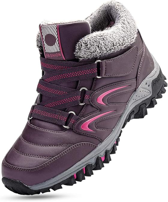 Damen Winterschuhe Gefüttert - Wasserdichte Schneestiefel Für Outdoor