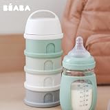 Beaba Stackable Milk Dispenser 4 Compartments 330 mL Large Capacity France view 4