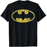 DC Comics Batman Distressed Classic Logo Short Sleeve T-Shirt