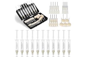 Swiffen 47 Pcs Diamond Polishing Compound Kit, 36 Grinding Buffing Bits and 11 Oil Based Diamond Lapping Paste 450-Ultra Fine 80000 Grit with Box for Metal Coin Stone Jewelry Ring Polishing