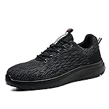 DINGGU Steel Toe Shoes for Men Women, Comfortable