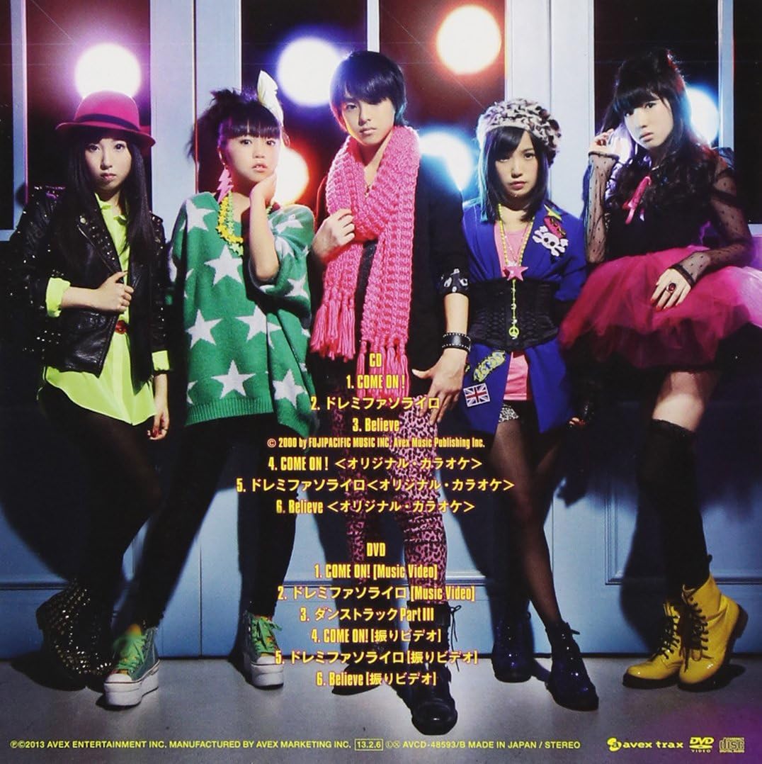 Come On ドレミファソライロ Single Dvd Dream5