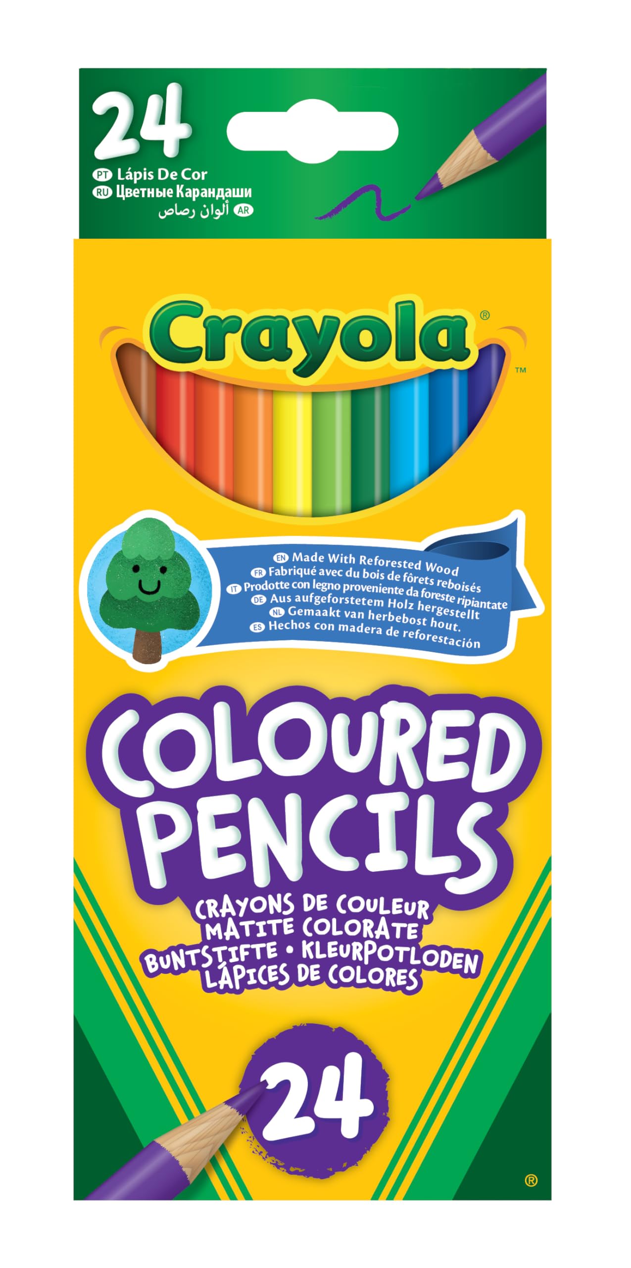 Photo 1 of **PARTIAL SET/ 15-25% LEFT** CRAYOLA Colouring Pencils - Assorted Colours | A Must-Have for All Kids Arts & Crafts Sets | Ideal for Kids Aged 3+