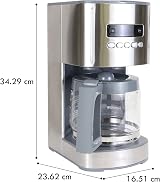 Kenmore Koolatron 12-Cup Drip Coffee Maker 1.8L Glass Pot Digital Timer view 6