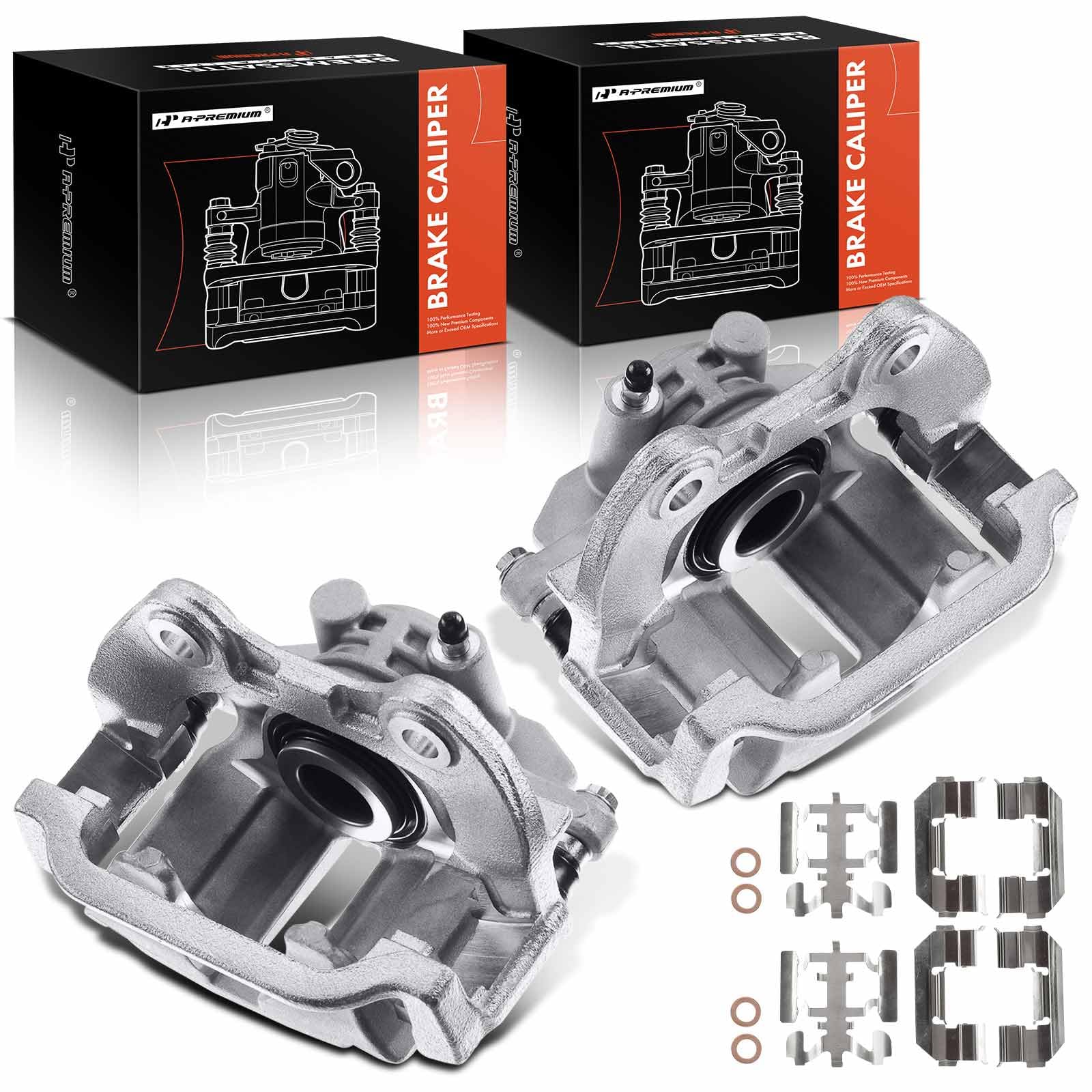 Photo 1 of A-Premium Brake Caliper Assembly Replacement for Cadillac DeVille Chevrolet Astro Tahoe Silverado 1500 Suburban GMC Safari Sierra Yukon Yukon XL 1999-2005 Rear Side 2-PC