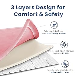 Baby Play Mat for Floor,1.3" Thick Memory Foam