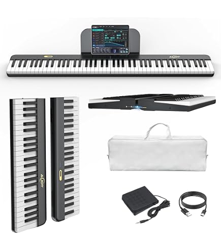 電子ピアノ Electronic Piano, 88 Keys Amazon.com: 88 Key Piano Keyboard, Magnetic Suction Electric