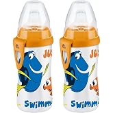 NUK Finding Dory Active Cup 1oz 2 Count (Pack of 1) &ndash; BPA Free Spill Proof Sippy Cup