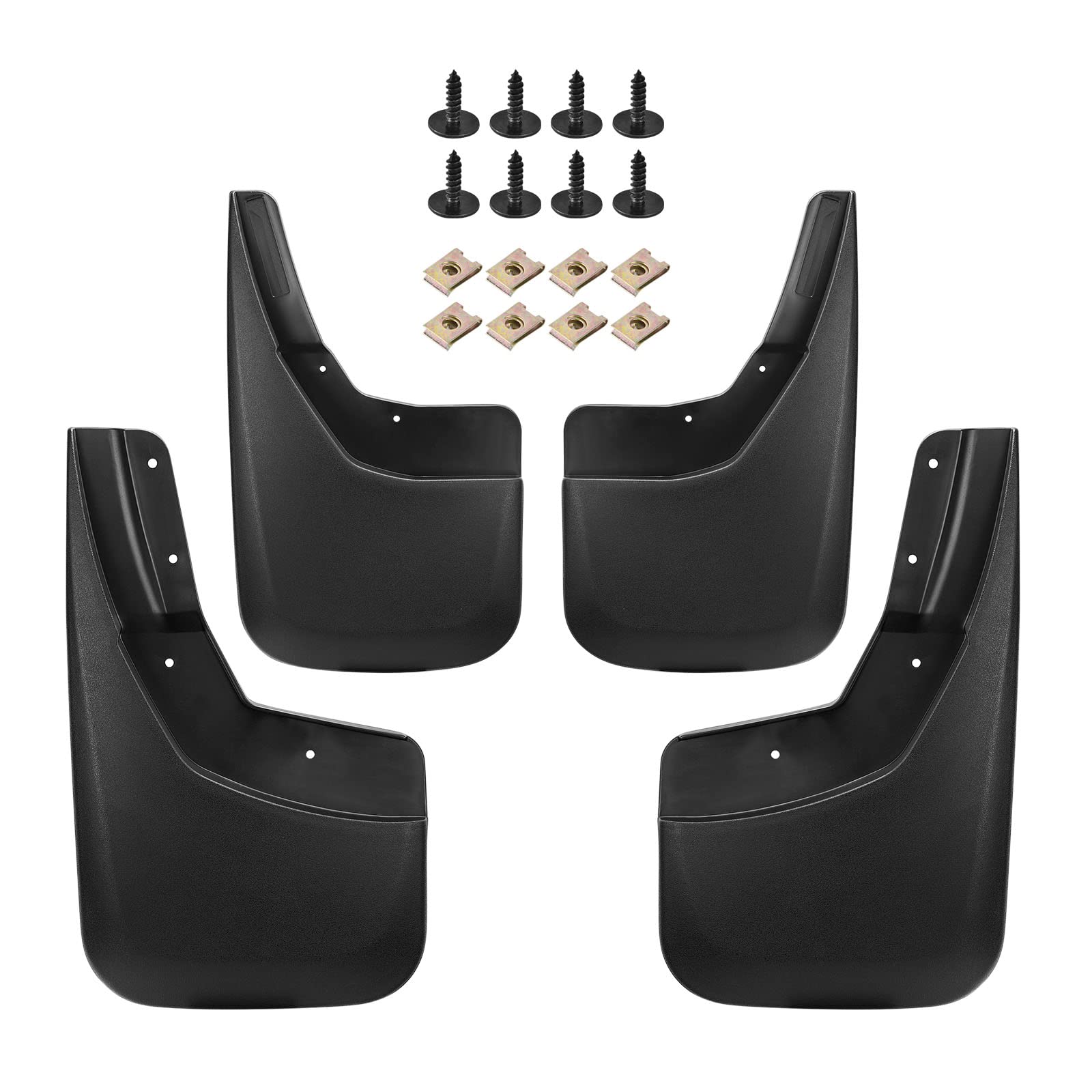 Photo 1 of SPEEDWOW Mud Flaps Splash Guards Fit for 2014-18 Chevrolet Silveado 1500, 2019 Silverado 1500 LD, 2015-19 Silverado 2500/3500 Heavy Duty,Front and Rear 4Piece/Set?No Drilling Required?