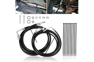 JOHNTRUCK YTE33439 Rear AC Line Set Air Conditioning Hoses Fit for 2007-2014 Chevy Tahoe, Yukon, Escalade Short Wheelbase SUV (22PCS) (yte33439-1)