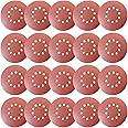 15-Piece Sandpaper Set – 9 Inch 10 Holes Sanding Discs 225mm Sanding Disc, P60 Grit,Grinding Wheels Diameter 225mm,red Punche
