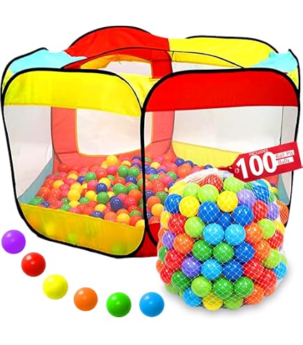 Kids Ball Pit Pop Up Large Tent for Toddlers