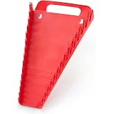 TEKTON 15-Tool Combination Wrench Holder (Red) | 79372 | Made in USA