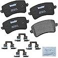 Bendix Priority1 CFM1386 Semi-Metallic Rear Brake Pads for Select Models Audi A4, A4 allroad, Quattro, A5, A5 Q5, S4, S5, SQ5