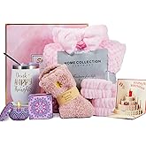 Happy Birthday Gifts for Women Friendship Self Care Gift for Women Birthday Christmas Gift Baskets for Womens Spa Gifts for Mom Wife Girlfriend Sister Grandma, Thank You, Get Well, Self Care Package