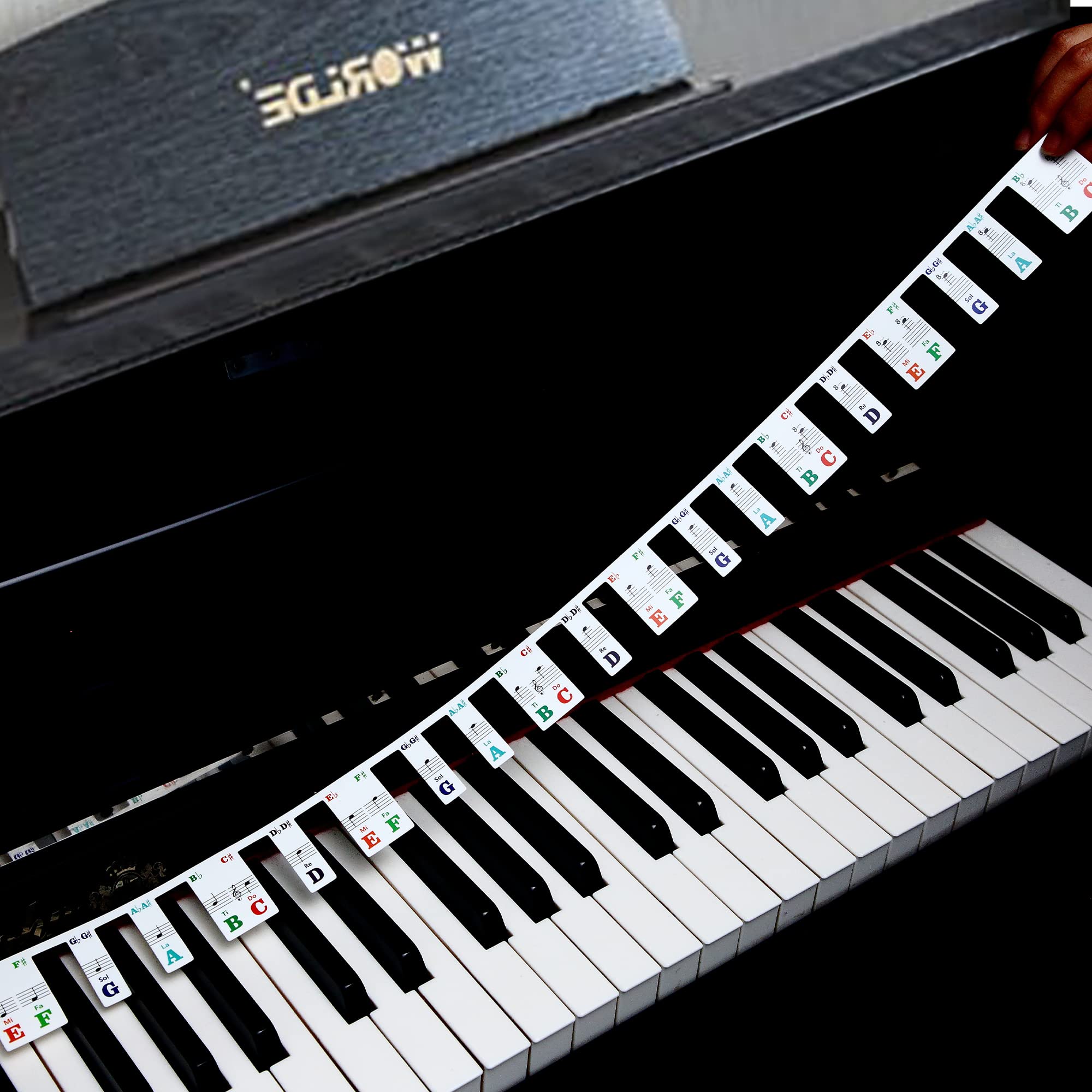 ColorMusic® PIANO Keyboard Labels – ColorMusic