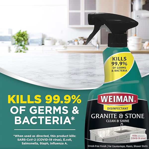 WEIMAN DISINFECTANT GRANITE DAILY CLEAN & SHINE, 24 FL OZ (PACK OF 1)