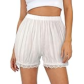 COOUFE Women's Cotton Shorts Lolita Pumpkin Bloomers Victorian Kawaii Short Pants for Cosplay Casual Wear