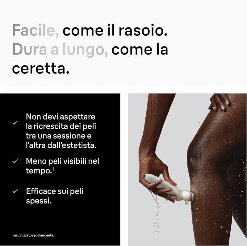 Silk-Épil 9 Epilatore Elettrico Donna, 9-041 Argento