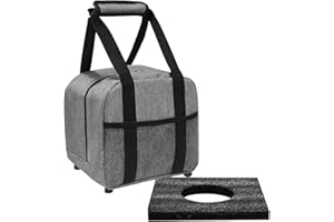 Bowling Ball Bag for Single Ball, 10 pin Bowling Ball Bag, Single Ball Tote Bowling Bag with Padded Ball Holder and Handle, W