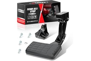 FOMIUZY Rear Bedstep Retractable Bumper Truck Tailgate Step Compatible with Toyota Tundra 2022 2023 2024 2025 Replaces PTS30-