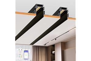 Hengsense 2PCS Magnetic Track Lighting Rail, 4-Wire Recessed Aluminum Rail for LED Track Light System, Flush Mount 24V Low Voltage Adjustable Track for Ceiling (39.4inch/3.3ft)