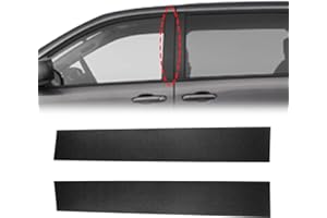 One Set of Front Windshield Outer B-Pillar Trim Door moldings for Driver and Passenger Side Compatible with Chrysler Town and