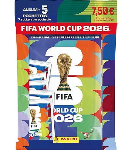 Amazon.com: Panini FIFA World Cup 2026 Sticker – Blister Pack with