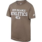 New Balance Boys Tshirt - Athletic Performance Crew Neck Short Sleeve Shirts for Boys - Boys Tee Workout Shirt