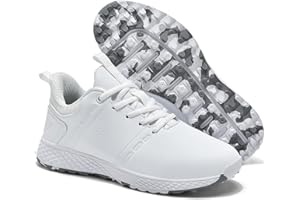 ULTIANT Golf Shoes Women Waterproof Spikeless Ladies Sport Sneakers Walking Shoes Size5-9.5