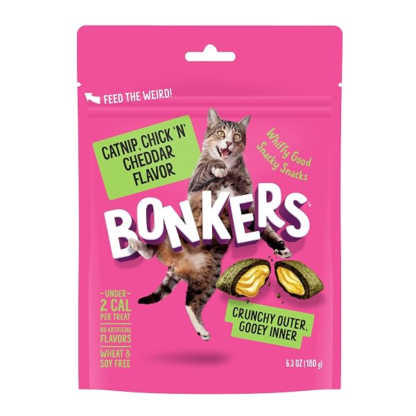 BONKERS CAT BITES, CRUNCHY & SOFT CHICK N’...