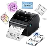 Bluetooth Shipping Label Printer, 4x6 Thermal Label Printer for Small Business - Compatible with Android, iOS, Windows and Mac, Widely Used for Amazon, Ebay, Etsy, Shopify, USPS, UPS,FedEx