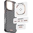 REBEL Metal Components Upgrade Kit [CNC Aluminum Full Set] Lens Ring, Complete Buttons & Logo Pack for iPhone 16 Pro Max/16 Pro/15 Pro Max/15 Pro/14 Pro Max GEN6/GEN5/FLEX Cases (Desert Gold)